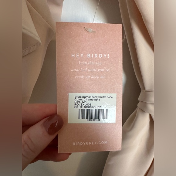 Birdie Grey Robe - Picture 3 of 3